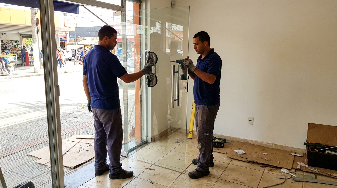 Portas em Vidro no Interlagos, Cascavel‑PR